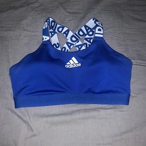 Adidas sports bra size large